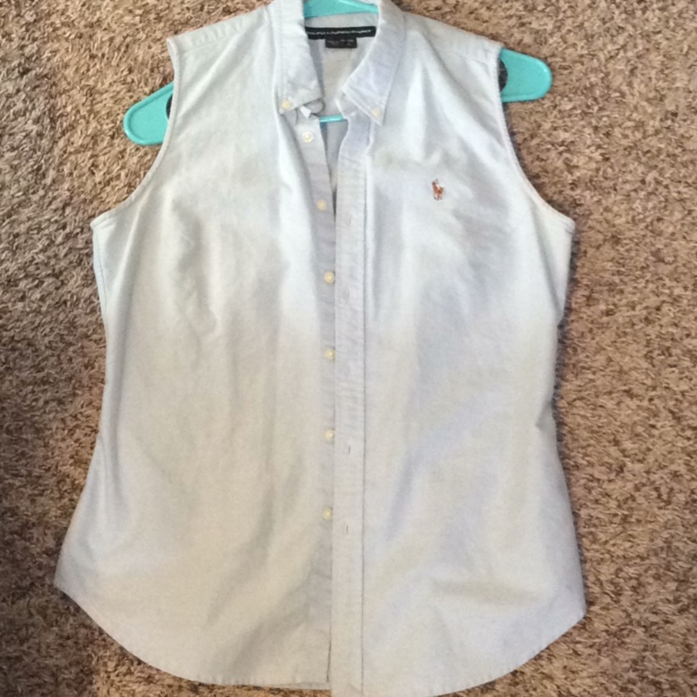 Ralph Lauren Sport 100% cotton denim short sleeve